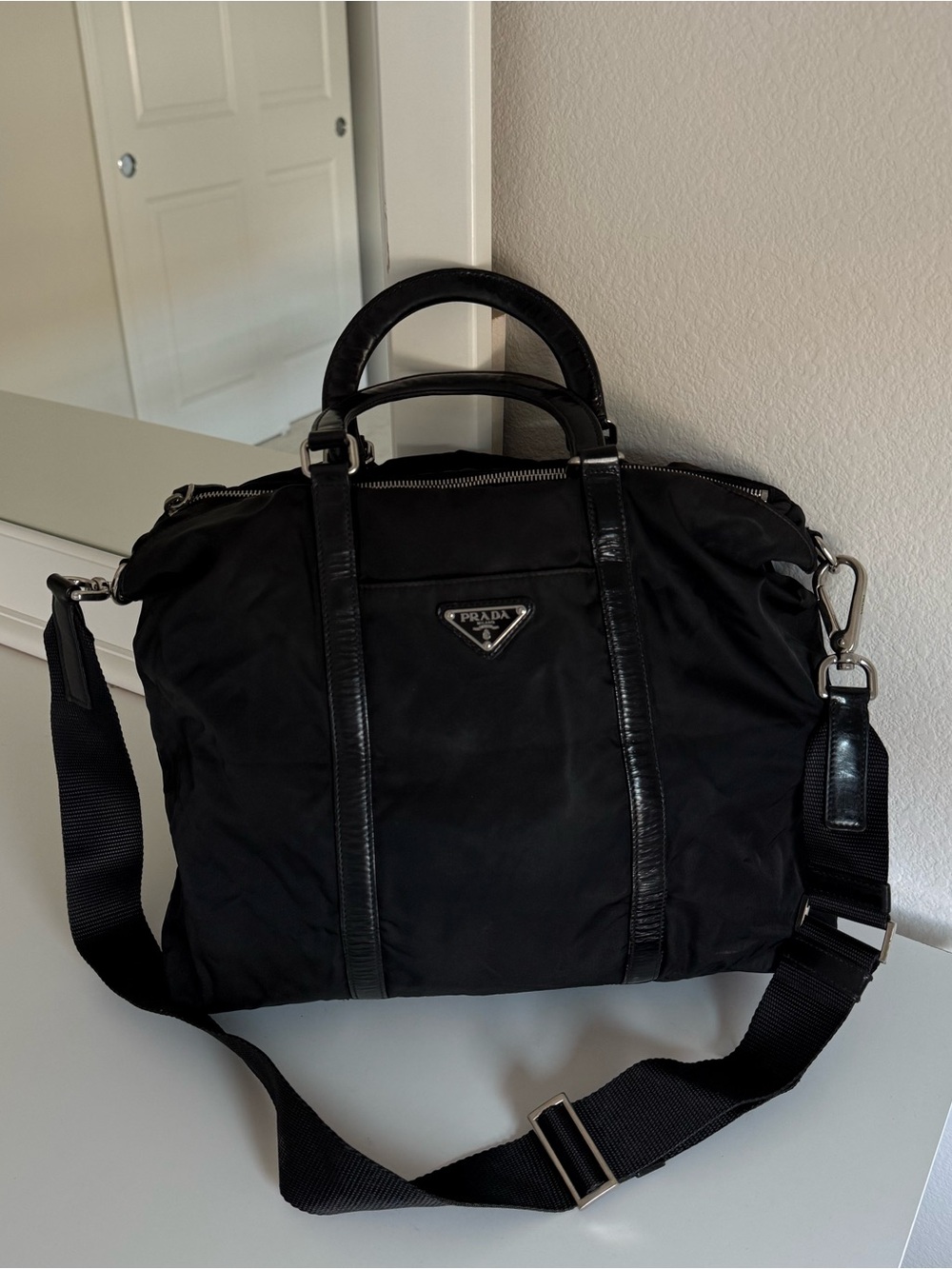Prada Tessuto Nylon Briefcase